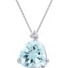 Demetra Collana Demetra Bears Acquamarina Cuore 038.C.130.002.W.A2 Necklace Oro Diamante
