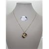 COLLANA DA DONNA CON CIONDOLO IN ORO BIANCO E GIALLO 18KT 750 5 GRAMMI (5411)