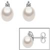 MIKIKO Orecchini Donna MIKIKO MO1391O4FABI075 In Oro Bianco Con Perla E Diamanti