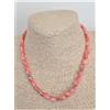 Produzione Orafa Aretina COLLANA DONNA VERO CORALLO PEPITE ARGENTO 925 COLLIER CORAILFEMME CORAL NECKLACE