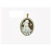 Ciondolo in Oro 18 kt 750 giallo con Cammeo di angelo da donna Pendente e Cameo