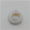 ANELLO DA UOMO IN ORO GIALLO 18KT 750 CON ZIRCONE 6,45 GRAMMI N.25 (0748)