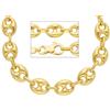 CATENA IN ORO GIALLO 18K, MAGLIA MARINARA, SPESSORE 9.5 MM, LUNGHEZZA 50-60 CM