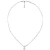 Gucci Collana Gucci Flora Fiore e Doppia G ORO Bianco YBB581842001 NECKLACE diamanti