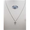 RECARLO COLLANA DA DONNA CON CROCE IN ORO BIANCO 18KT E DIAMANTI (0008) OUTLET