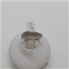 ANELLO DA DONNA CON ZIRCONI IN ORO GIALLO E BIANCO 18KT 3,3 GR. N.16 (1719)