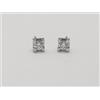 RECARLO ORECCHINI BOTTONE PUNTO LUCE ORO BIANCO 18K DIAMANTI DA 0,38 ct (0263)