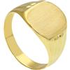 ANELLO IN ORO GIALLO 18K, UOMO, CON CENTRALE OVALE, SATINATO, LAVORATO DA 11 MM