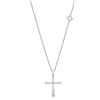 RECARLO Collana Croce Recarlo Anniversary P01CR014/049 Oro Diamanti Bianchi Donna 0,51CT
