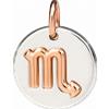 DoDo Ciondolo Dodo Scorpione DMC2011_ZODSC_0009A Charm Oro Rosa Argento Segno Zodiaco