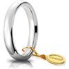Unoaerre Fede Nuziale Unoaerre Comoda 3,5 mm Oro Bianco 18 kt