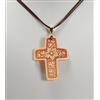 CIONDOLO IN ORO GIALLO 18 KT CON CAMMEO IN CORNEOLA CROCE OGDV 095
