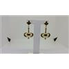 ORECCHINI A PENDOLO -PENDENTI IN ORO GIALLO 18KT 750 6,95 GR. (3459)