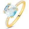 Stroili Anello Donna STROILI 1419261 Oro 9kt 375 Topazio Misura 16