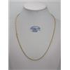 COLLANA UNISEX A MAGLIA MARINA IN ORO GIALLO E BIANCO 18KT 5,25 GRAMMI (7163)