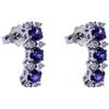 Bliss Orecchini Bliss Rugiada Colors 20089542 Oro Bianco Diamanti Zaffiri Earrings