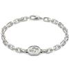 Gucci Jewelry Bracciale Gucci Interlocking GG YBA796351001 Argento Bracelet Catena Nuovo