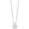Bliss Collana Bliss Caresse 20091731 Necklace Oro Bianco Diamante Punto Luce 0,10 ct