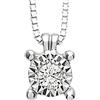 Bliss Collana Bliss Rugiada 20069983 Necklace Oro Bianco Diamante Punto Luce 0,01 ct