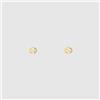 Gucci Timepieces Orecchini Gucci Interlocking G YBD662111001 Earrings Donna Oro Giallo 18 Kt Gold