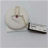 ARMONIE GIOIELLI ANELLO DA DONNA ORO BIANCO 18KT RUBINO E DIAMANTI (0474)