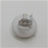 ANELLO DONNA CON PAVE' DI ZIRCONI ORO BIANCO 18KT 3,55 GRAMMI N.16 (1437)