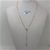COLLANA ROSARIO RELIGIOSO CON PALLINI LISCI IN ORO GIALLO 18KT 5,6 GR. (7312)
