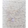 Produzione Orafa Aretina COLLANA DONNA ORO BIANCO 750 18KT 2GR PENDENTE GOCCIA DIAMANTI VERI PUNTO LUCE