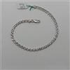 BRACCIALE DA UOMO A MAGLIA IN ORO BIANCO 18KT 750 5,8 GRAMMI (1334)