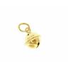 CIONDOLO PENDENTE IN ORO GIALLO O BIANCO O ROSA 18K, CHIAMA ANGELI CON SONAGLIO