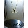 Collana veneziana oro giallo 750 18 kt e ciondolo infinito in oro 750 18 kt new