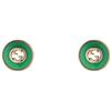 Gucci Jewelry Orecchini Gucci Interlocking G YBD786554002 Earrings Donna Oro Rosa Agata Verde