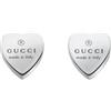 Gucci Orecchini Gucci Trademark Cuore YBD223990001 SILVER LADY EARRINGS Donna Argento