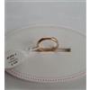 UNOAERRE ANELLO FEDE VERA NUZIALE FRANCESINA 4gr ORO GIALLO 750 18KT MATRIMONIO