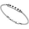ZANCAN BRACCIALE ZANCAN IN ARGENTO E SPINELLI NERI EXB 605