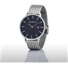 Cesare Paciotti orologio da uomo classico cesare paciotti acciaio maglia milano quadrante nero
