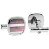 Montblanc Gemelli Montblanc Young uomo Polsini 109512 Acciaio cufflinks Madreperla