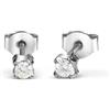 Bliss Orecchini Bliss Desirè 20093017 Punto Luce Oro Bianco Brillanti Earrings 0,08 kt