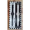 Swatch 2 Orologi da Polso SWATCH Special 1995 - Mod. GZS10 White Hours & Black Minutes