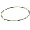 BRACCIALE ORO GIALLO O BIANCO O ROSA 18K, RIGIDO, TUBO 2.8 MM, DIAMETRO 6.3 CM