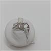 ANELLO DA DONNA N.15 CON ZIRCONI IN ORO BIANCO 18KT 750 5,75 GRAMMI (1610)