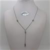 COLLANA COLLIER DA DONNA IN ORO BIANCO 18KT 750 4,5 GRAMMI (1018)