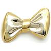 SPILLA IN ORO GIALLO E BIANCO 18 CT 750 FIOCCO