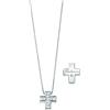 Salvini Collana Salvini I segni 20067604 Oro Bianco Diamanti necklace Croce Cross Donna