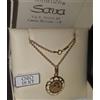 Collana funetta oro 750 18 kt e medaglia angelo traforata in oro 750 18 kt new