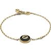 Gucci Jewelry Bracciale Gucci Interlocking Con Onice YBA786556001 Bracelet Oro Giallo 17cm