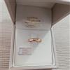 UNOAERRE Fede nuziale classica Unoaerre grammi 3 fascia stretta in oro giallo 750 18 kt