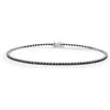 Bliss Bracciale Tennis Bliss Marron Glace 20104368 Oro Bianco Diamanti Neri Bracelet