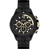 Versus Versace Orologio Cronografo Uomo Versus Versace VSPVV0320 Quadrante Nero Cinturino Silic