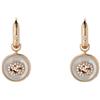 Gucci Jewelry Orecchini a Cerchio Gucci Interlocking Diamanti Oro Rosa YBD786772001 Earrings